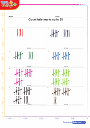 Counting Tally Marks to 20